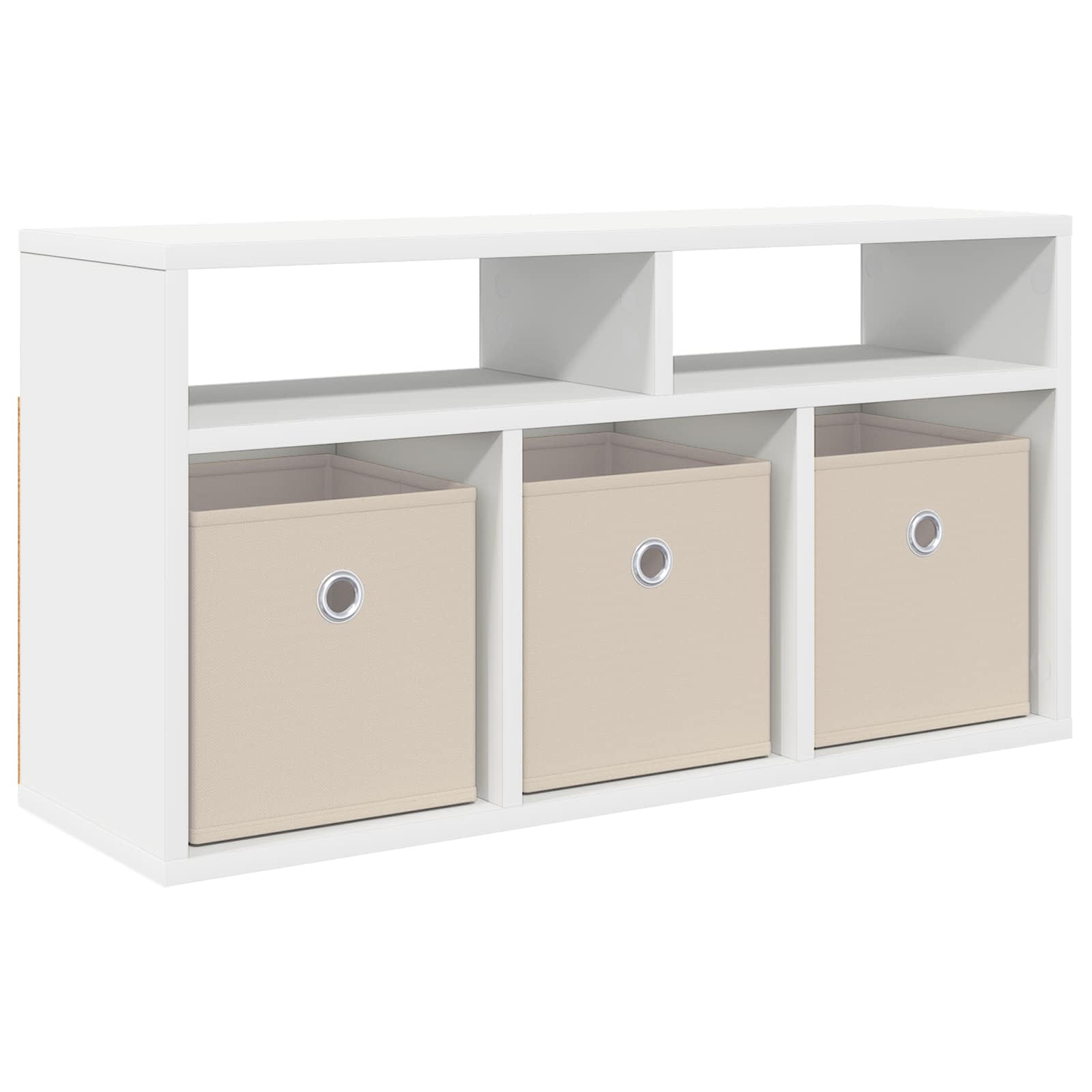 Χαμηλό γραφείο με συρτάρι Λευκό 72 x 22,5 x 38 εκ - Pakobazaar