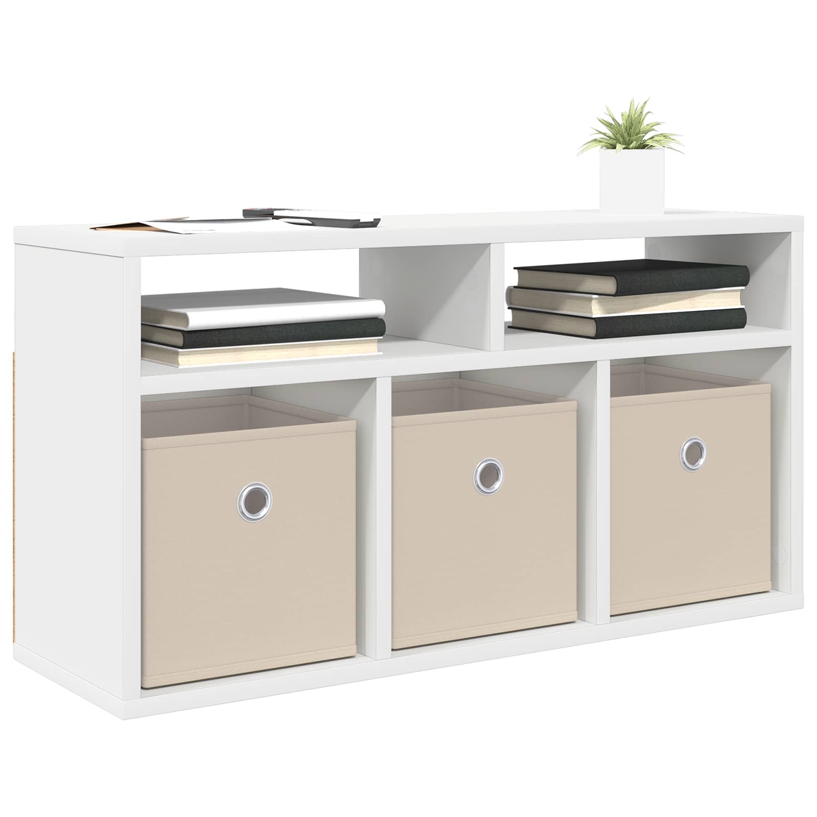 Χαμηλό γραφείο με συρτάρι Λευκό 72 x 22,5 x 38 εκ - Pakobazaar