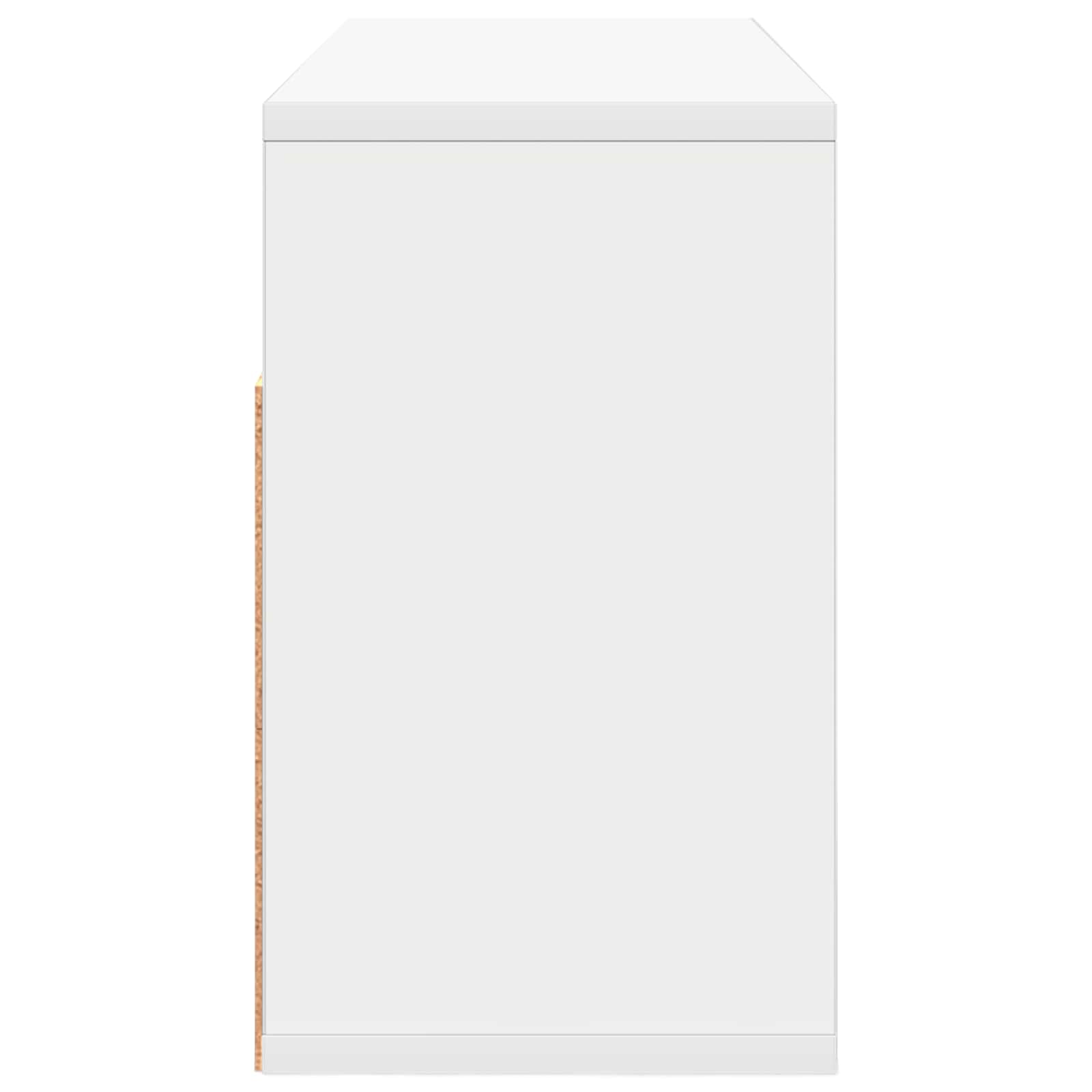 Χαμηλό γραφείο με συρτάρι Λευκό 72 x 22,5 x 38 εκ - Pakobazaar