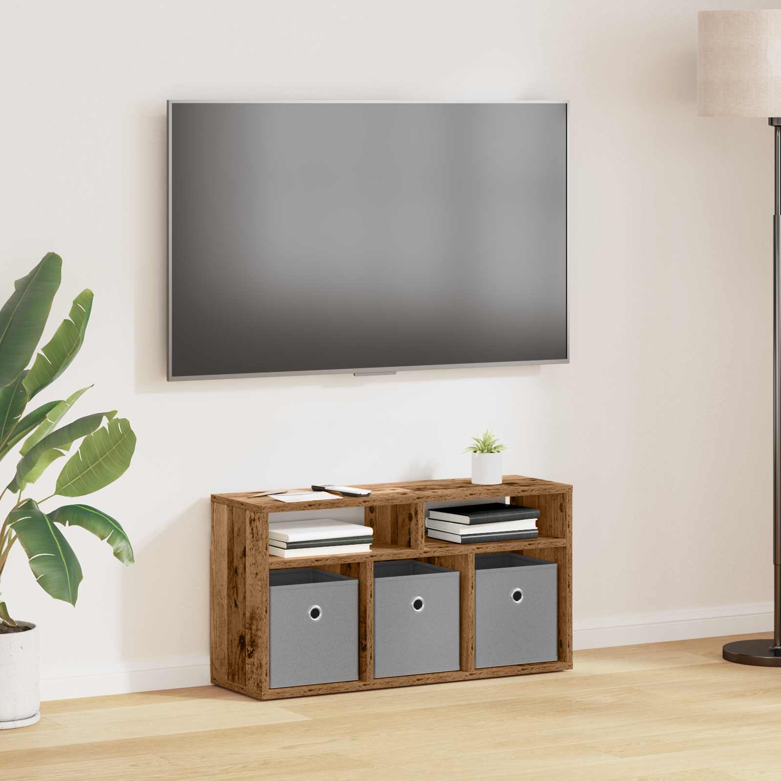 Χαμηλό γραφείο με συρτάρι Παλιό ξύλο 72 x 22,5 x 38 εκ - Pakobazaar