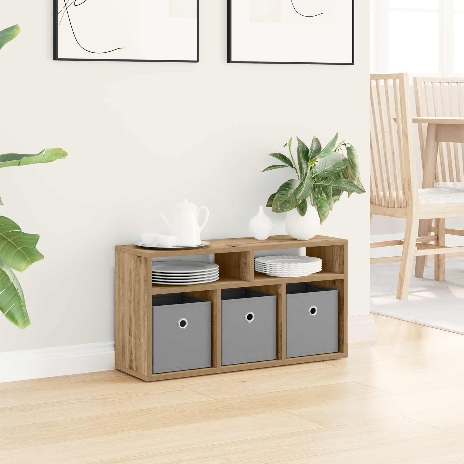 Χαμηλό γραφείο με συρτάρι Artisan Oak 72 x 22,5 x 38 εκ - Pakobazaar