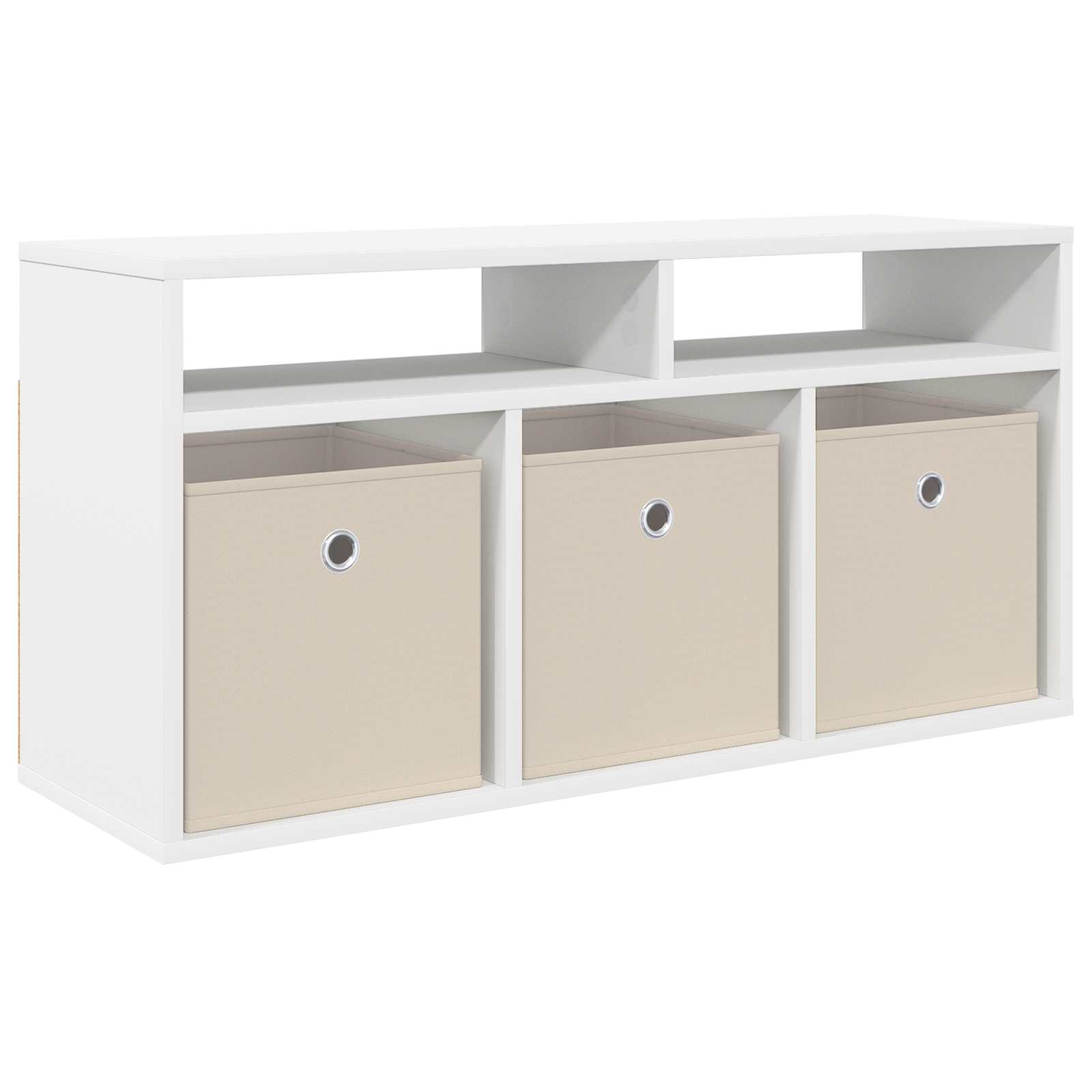 Χαμηλό γραφείο με συρτάρι Λευκό 87 x 27,5 x 43 εκ - Pakobazaar