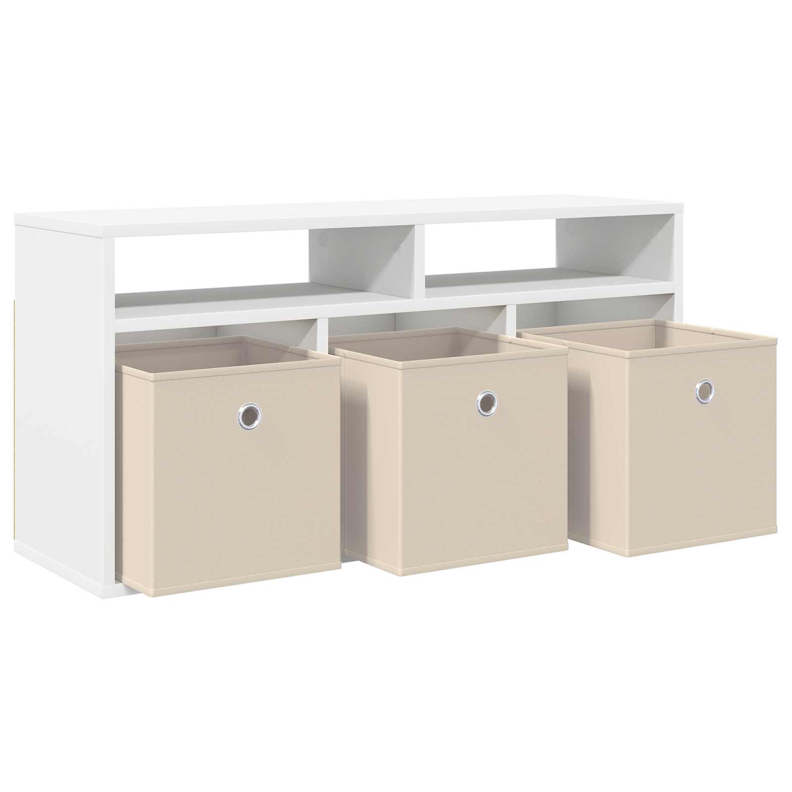 Χαμηλό γραφείο με συρτάρι Λευκό 87 x 27,5 x 43 εκ - Pakobazaar