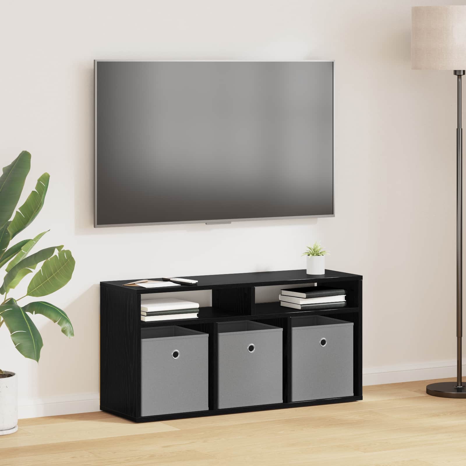 Χαμηλό γραφείο με συρτάρι Μαύρη Οξυά 87 x 27,5 x 43 εκ - Pakobazaar