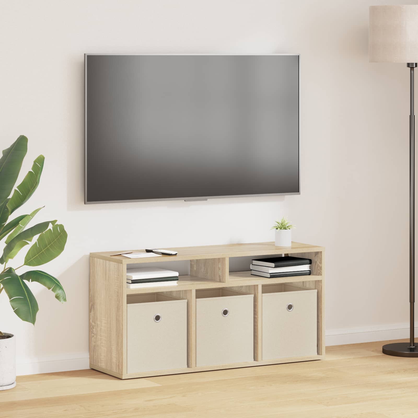 Χαμηλό γραφείο με συρτάρι Δρύς Sonoma 87 x 27,5 x 43 εκ - Pakobazaar