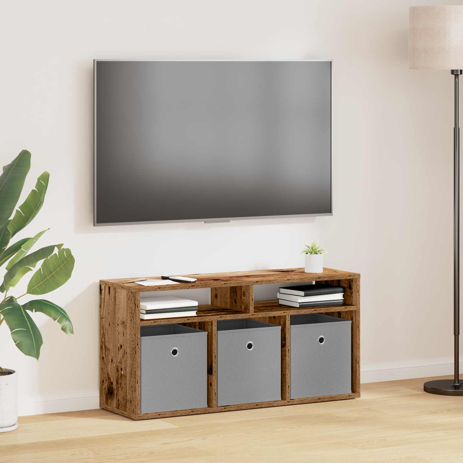 Χαμηλό γραφείο με συρτάρι Παλιό ξύλο 87 x 27,5 x 43 εκ - Pakobazaar