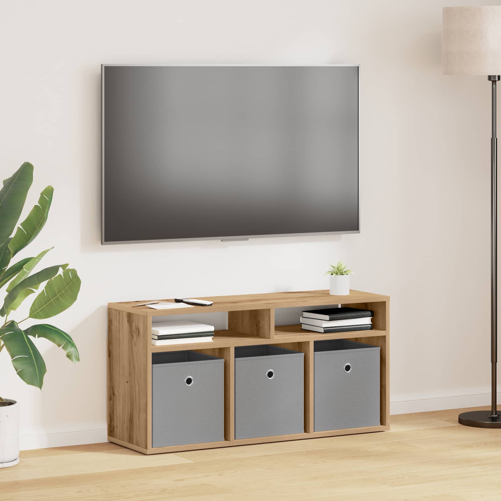Χαμηλό γραφείο με συρτάρι Artisan Oak 87 x 27,5 x 43 εκ - Pakobazaar