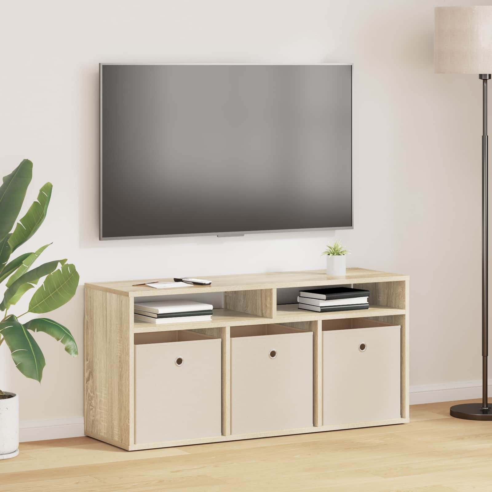Χαμηλό γραφείο με συρτάρι Δρύς Sonoma 102 x 32 x 48 εκ. - Pakobazaar