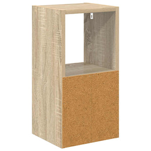 Κομοδίνο με συρτάρι 2 pcs Δρύς Sonoma 25,5 x 22 x 49,5 εκ - Pakobazaar