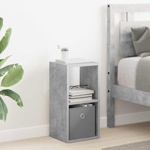 Κομοδίνο με συρτάρι 2 pcs Σκυρόδεμα Γκρι 25,5 x 22 x 49,5 εκ - Pakobazaar