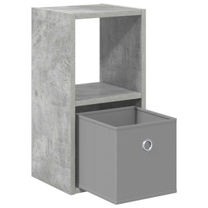 Κομοδίνο με συρτάρι 2 pcs Σκυρόδεμα Γκρι 25,5 x 22 x 49,5 εκ - Pakobazaar
