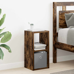 Κομοδίνο με συρτάρι 2 pcs Καπνιστό Δρύς 25,5 x 22 x 49,5 εκ - Pakobazaar