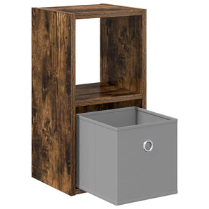 Κομοδίνο με συρτάρι 2 pcs Καπνιστό Δρύς 25,5 x 22 x 49,5 εκ - Pakobazaar