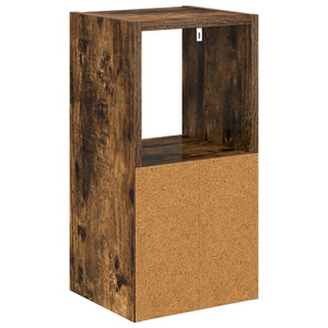 Κομοδίνο με συρτάρι 2 pcs Καπνιστό Δρύς 25,5 x 22 x 49,5 εκ - Pakobazaar
