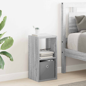 Κομοδίνο με συρτάρι 2 pcs Γκρίζο Σονομα 25,5 x 22 x 49,5 εκ - Pakobazaar