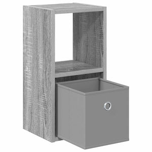 Κομοδίνο με συρτάρι 2 pcs Γκρίζο Σονομα 25,5 x 22 x 49,5 εκ - Pakobazaar