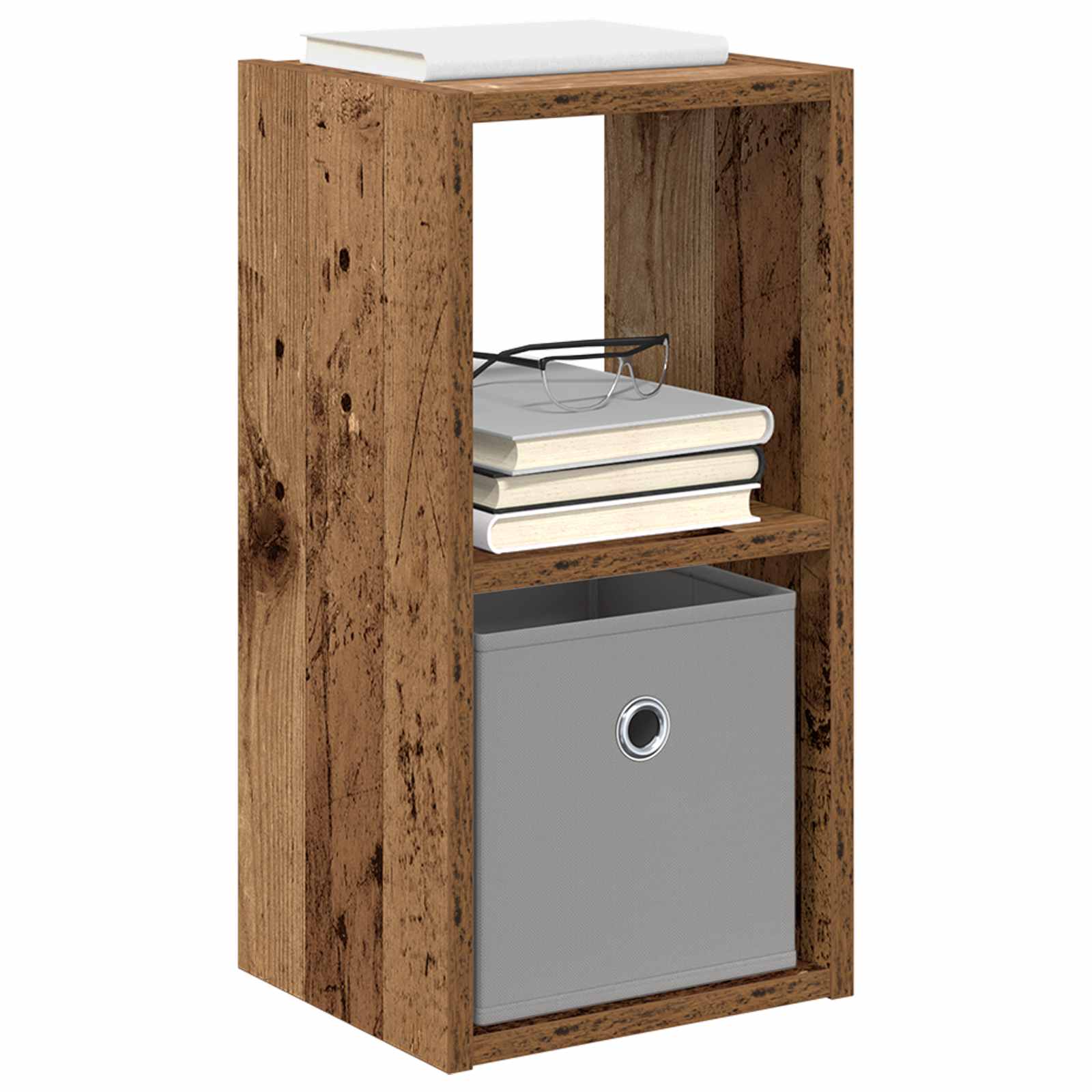 Κομοδίνο με συρτάρι 2 pcs Παλιό ξύλο 25,5 x 22 x 49,5 εκ - Pakobazaar