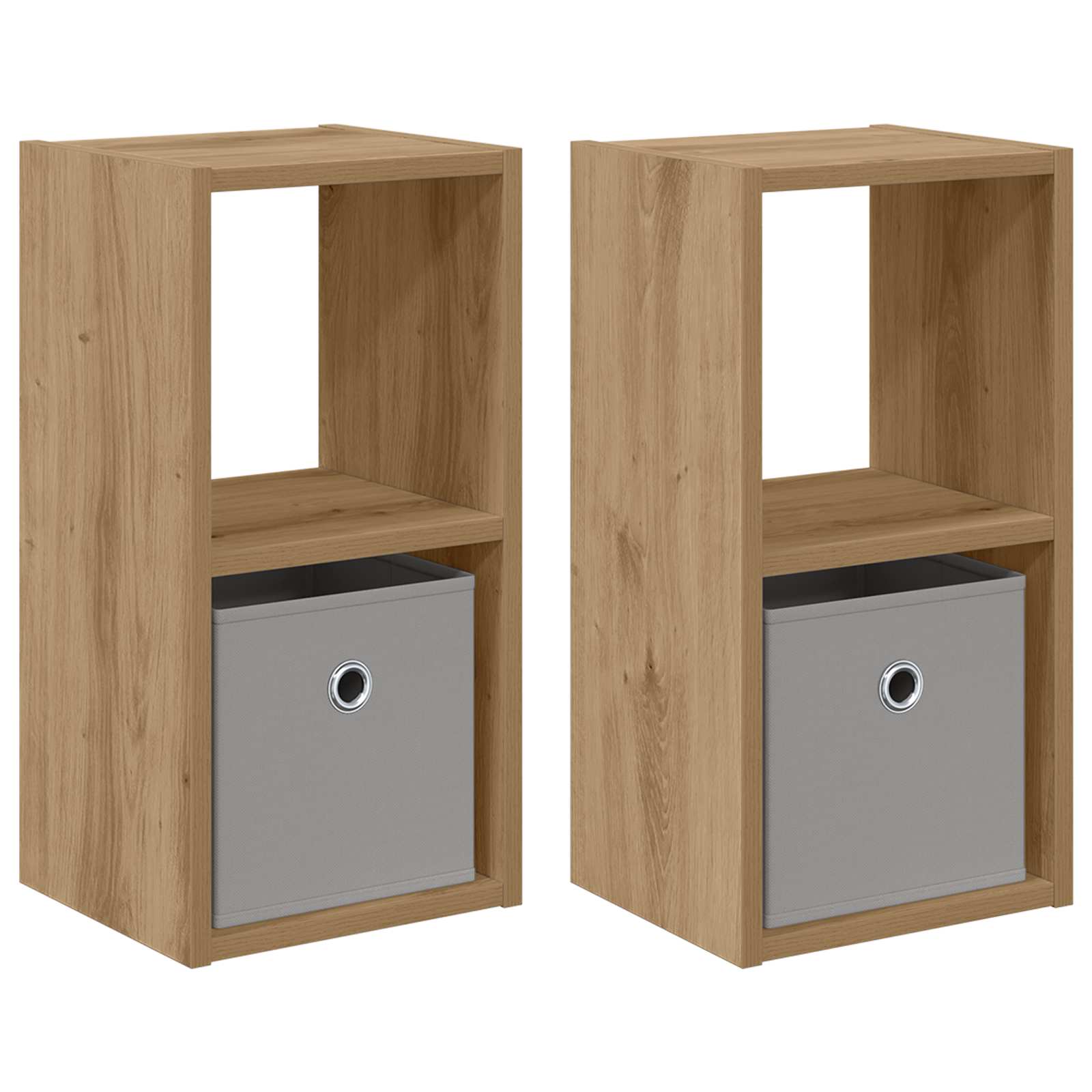 Κομοδίνο με συρτάρι 2 pcs Artisan Oak 25,5 x 22 x 49,5 εκ - Pakobazaar