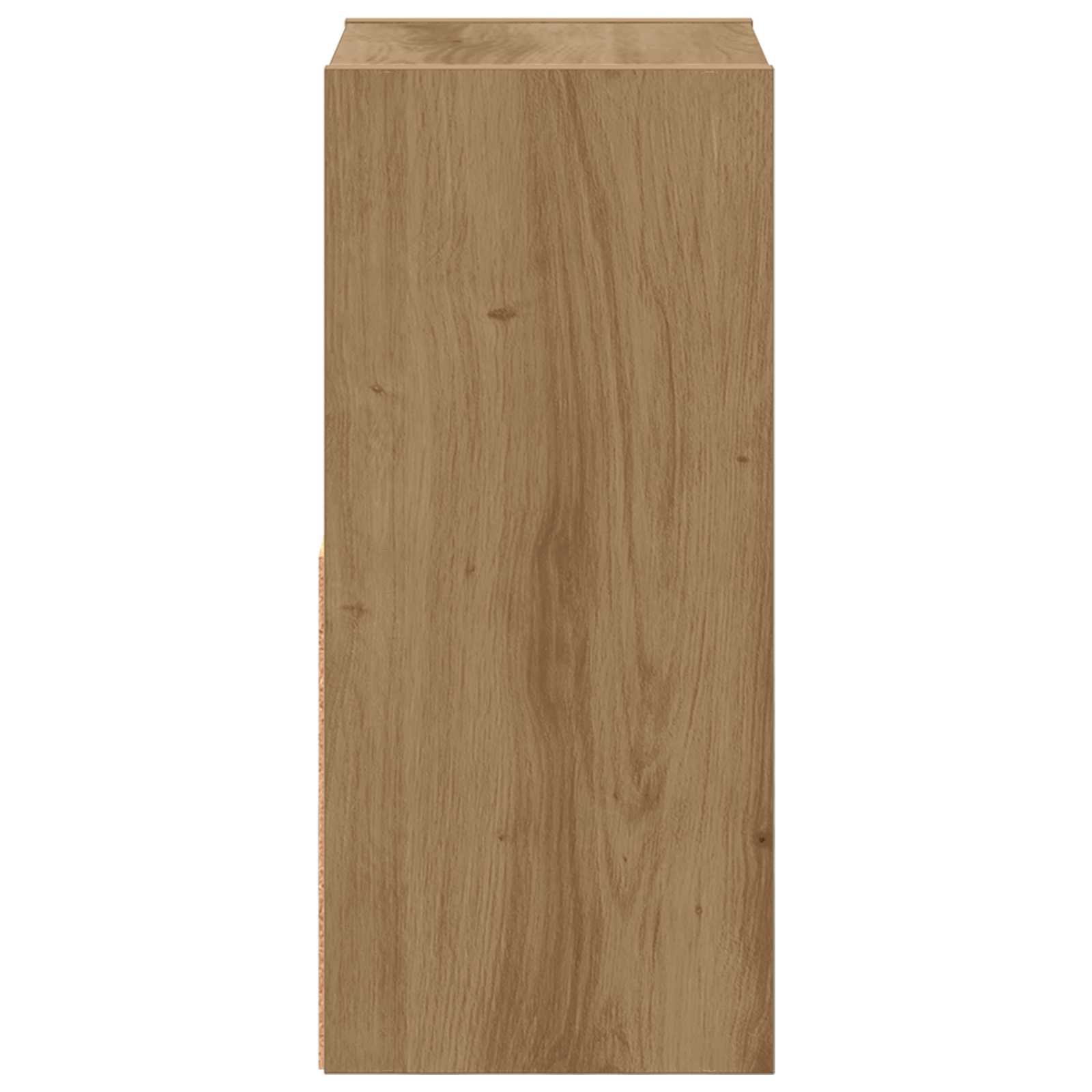 Κομοδίνο με συρτάρι 2 pcs Artisan Oak 25,5 x 22 x 49,5 εκ - Pakobazaar