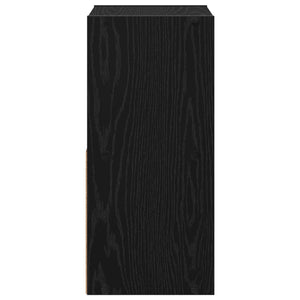 Κομοδίνο με συρτάρι 2 pcs Μαύρη Οξυά 30,5 x 27 x 59,5 εκ - Pakobazaar