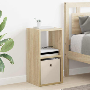 Κομοδίνο με συρτάρι 2 pcs Δρύς Sonoma 30,5 x 27 x 59,5 εκ - Pakobazaar
