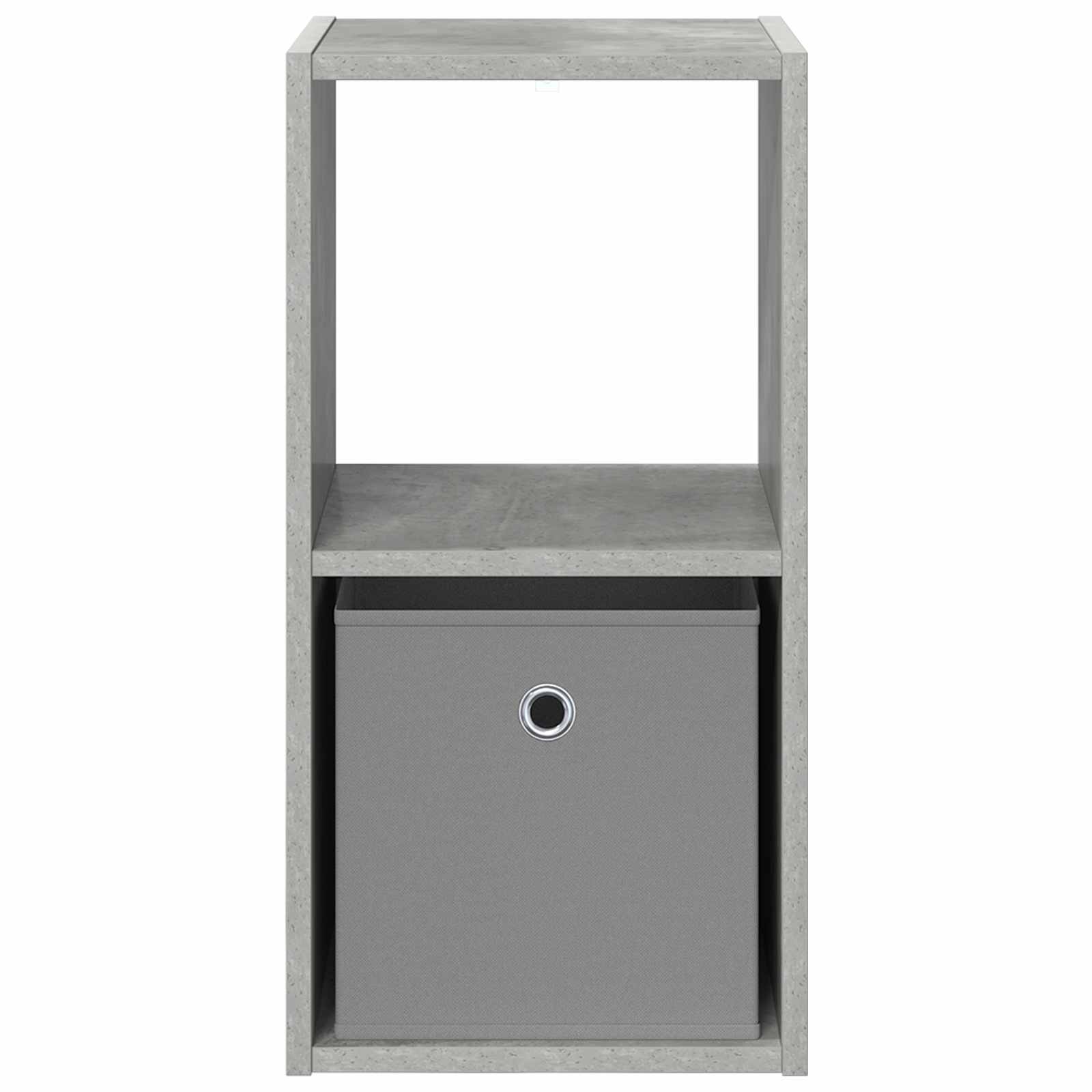 Κομοδίνο με συρτάρι 2 pcs Σκυρόδεμα Γκρι 30,5 x 27 x 59,5 εκ - Pakobazaar