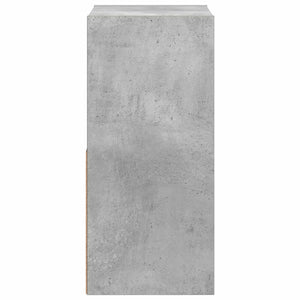Κομοδίνο με συρτάρι 2 pcs Σκυρόδεμα Γκρι 30,5 x 27 x 59,5 εκ - Pakobazaar