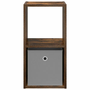 Κομοδίνο με συρτάρι 2 pcs Καπνιστό Δρύς 30,5 x 27 x 59,5 εκ - Pakobazaar