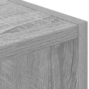 Κομοδίνο με συρτάρι 2 pcs Γκρίζο Σονομα 30,5 x 27 x 59,5 εκ - Pakobazaar
