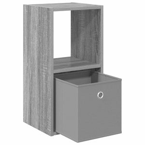 Κομοδίνο με συρτάρι 2 pcs Γκρίζο Σονομα 30,5 x 27 x 59,5 εκ - Pakobazaar