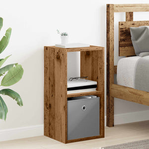 Κομοδίνο με συρτάρι 2 pcs Παλιό ξύλο 30,5 x 27 x 59,5 εκ - Pakobazaar