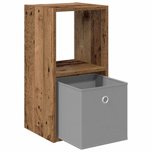 Κομοδίνο με συρτάρι 2 pcs Παλιό ξύλο 30,5 x 27 x 59,5 εκ - Pakobazaar