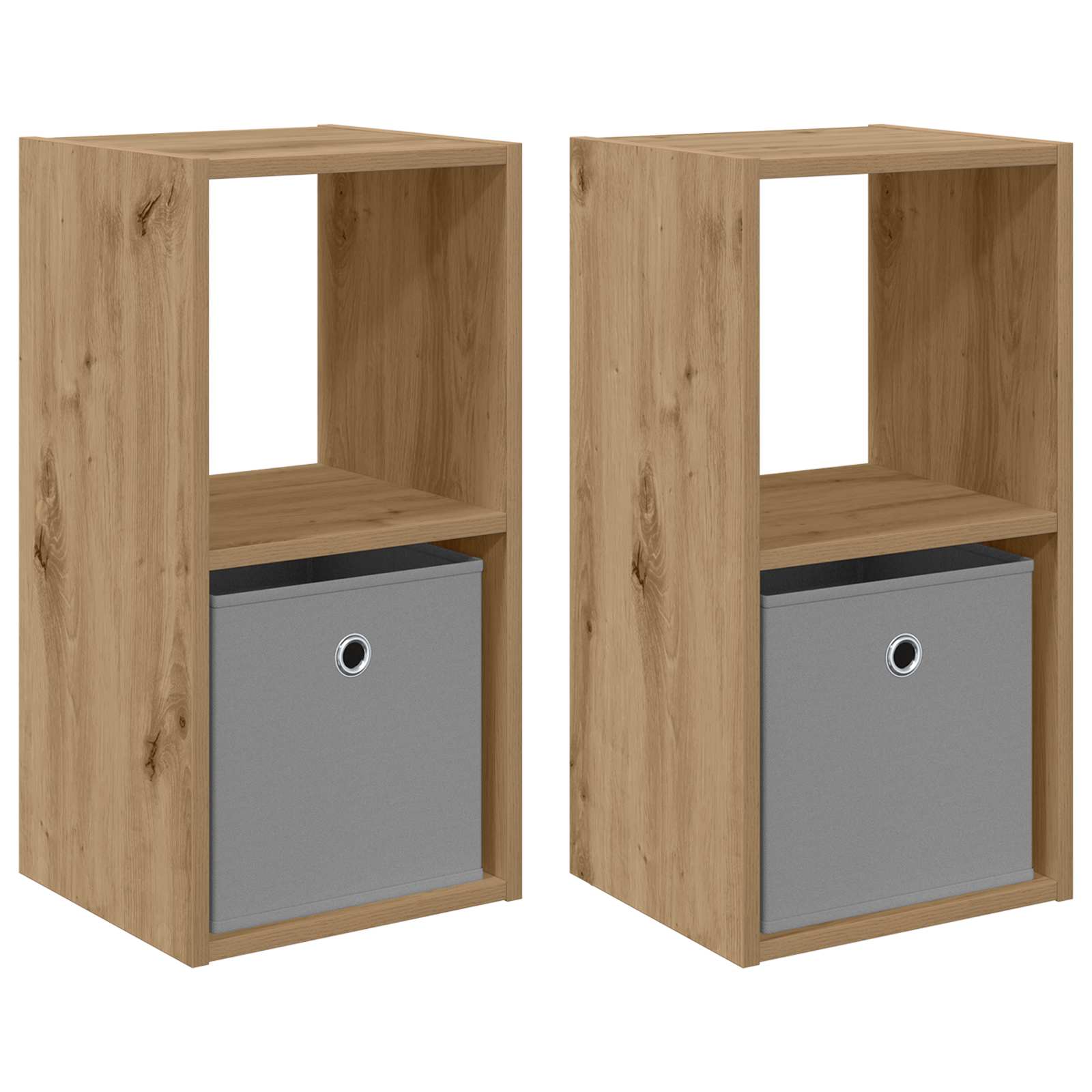 Κομοδίνο με συρτάρι 2 pcs Artisan Oak 30,5 x 27 x 59,5 εκ - Pakobazaar