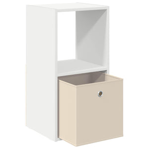 Κομοδίνο 2 pcs Λευκό 35 x 32 x 68,5 εκ Επεξεργασμένο ξύλο - Pakobazaar
