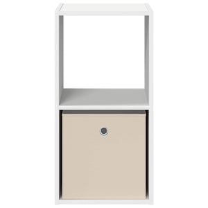 Κομοδίνο 2 pcs Λευκό 35 x 32 x 68,5 εκ Επεξεργασμένο ξύλο - Pakobazaar