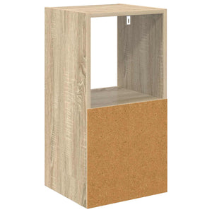 Κομοδίνο 2 pcs Δρύς Sonoma 35 x 32 x 68,5 εκ Επεξεργασμένο ξύλο - Pakobazaar
