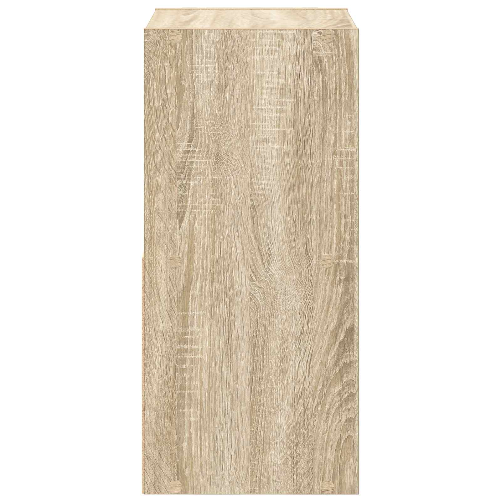 Κομοδίνο 2 pcs Δρύς Sonoma 35 x 32 x 68,5 εκ Επεξεργασμένο ξύλο - Pakobazaar
