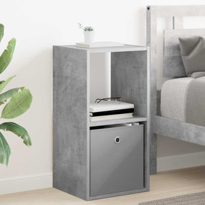 Κομοδίνο με συρτάρι 2 pcs Σκυρόδεμα Γκρι 35 x 32 x 68,5 εκ - Pakobazaar