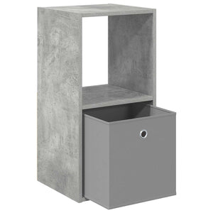 Κομοδίνο με συρτάρι 2 pcs Σκυρόδεμα Γκρι 35 x 32 x 68,5 εκ - Pakobazaar