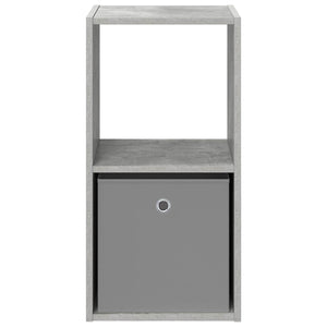 Κομοδίνο με συρτάρι 2 pcs Σκυρόδεμα Γκρι 35 x 32 x 68,5 εκ - Pakobazaar