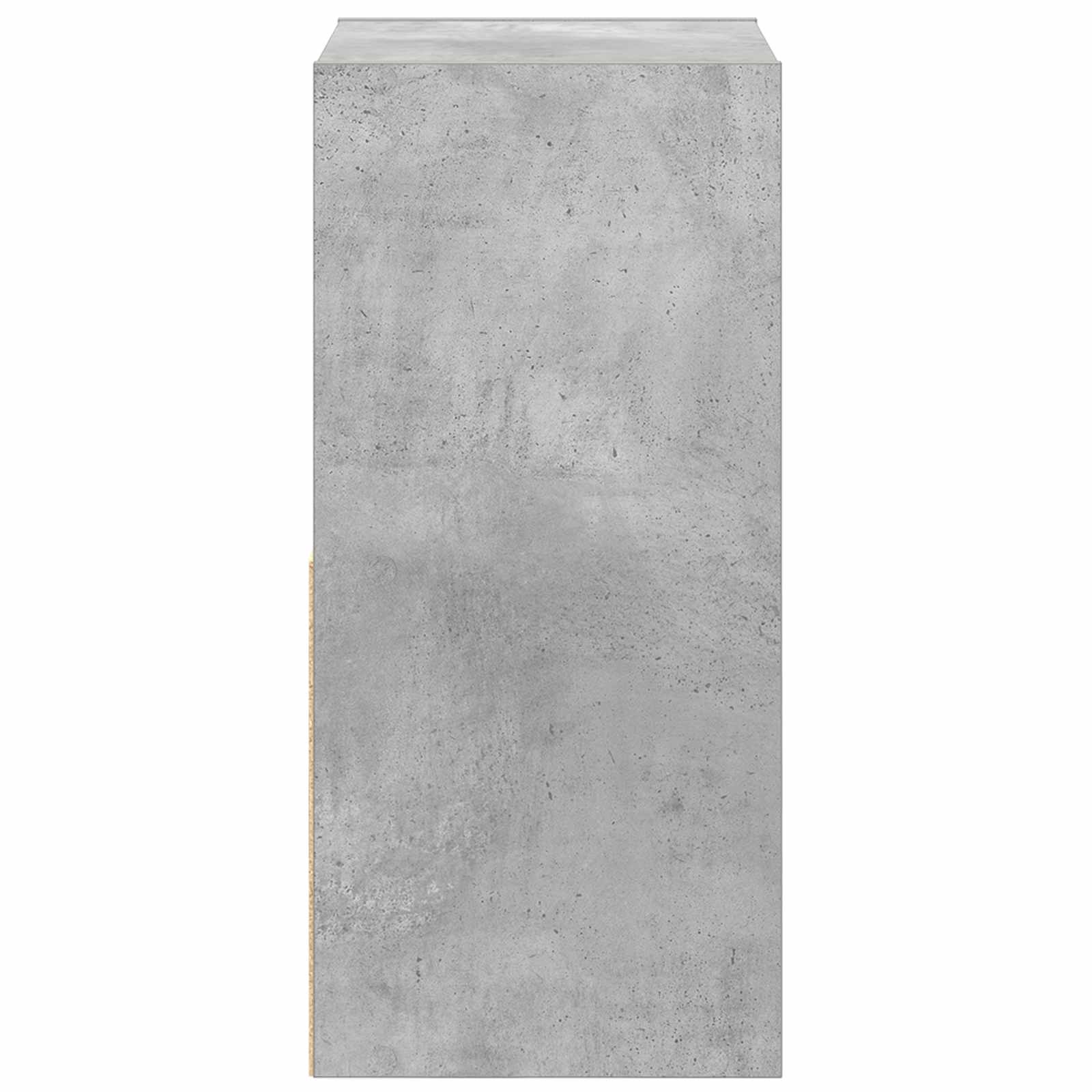 Κομοδίνο με συρτάρι 2 pcs Σκυρόδεμα Γκρι 35 x 32 x 68,5 εκ - Pakobazaar