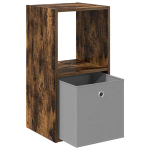 Κομοδίνο με συρτάρι 2 pcs Καπνιστό Δρύς 35 x 32 x 68,5 εκ - Pakobazaar