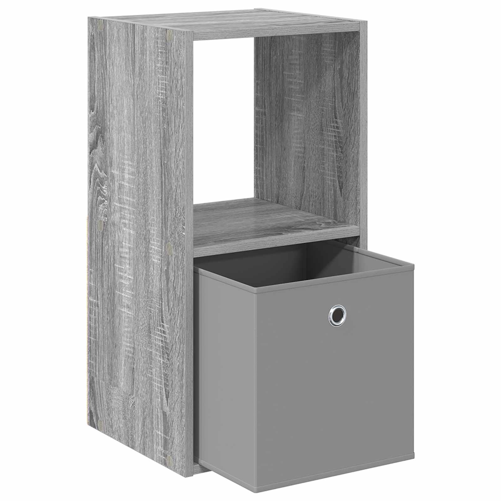 Κομοδίνο με συρτάρι 2 pcs Γκρίζο Σονομα 35 x 32 x 68,5 εκ - Pakobazaar