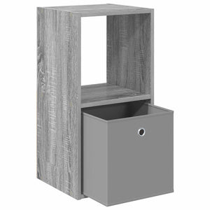 Κομοδίνο με συρτάρι 2 pcs Γκρίζο Σονομα 35 x 32 x 68,5 εκ - Pakobazaar