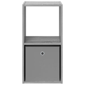 Κομοδίνο με συρτάρι 2 pcs Γκρίζο Σονομα 35 x 32 x 68,5 εκ - Pakobazaar