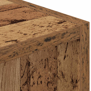 Κομοδίνο 2 pcs Παλιό ξύλο 35 x 32 x 68,5 εκ Επεξεργασμένο ξύλο - Pakobazaar