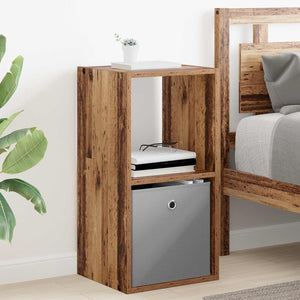 Κομοδίνο 2 pcs Παλιό ξύλο 35 x 32 x 68,5 εκ Επεξεργασμένο ξύλο - Pakobazaar
