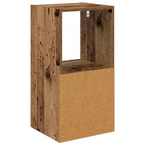 Κομοδίνο 2 pcs Παλιό ξύλο 35 x 32 x 68,5 εκ Επεξεργασμένο ξύλο - Pakobazaar