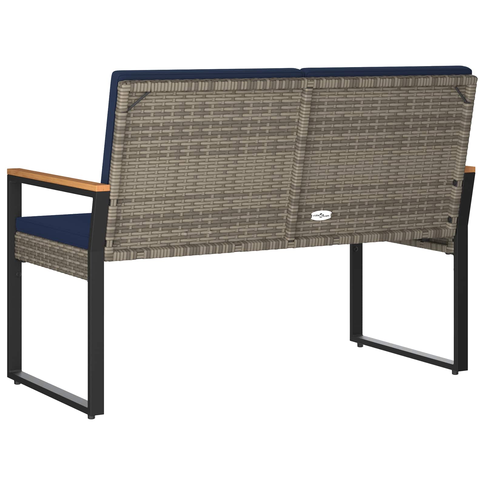 Εξωτερικός πάγκος Γκρι και Navy Blue 107 x 61 x 80 εκ. - Pakobazaar
