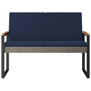 Εξωτερικός πάγκος Γκρι και Navy Blue 107 x 61 x 80 εκ. - Pakobazaar